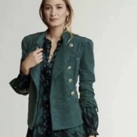 CAbi Jackets & Blazers - CAbi  #3913 Lennon Green Jacket Size XS